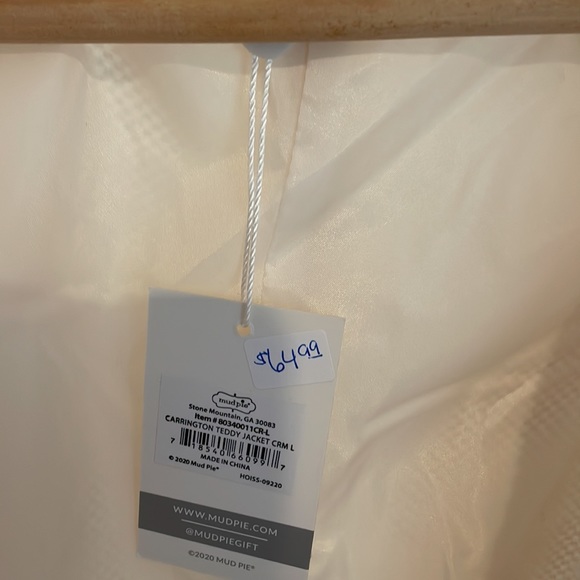 Mud Pie carrington Teddy Jacket - Picture 4 of 7